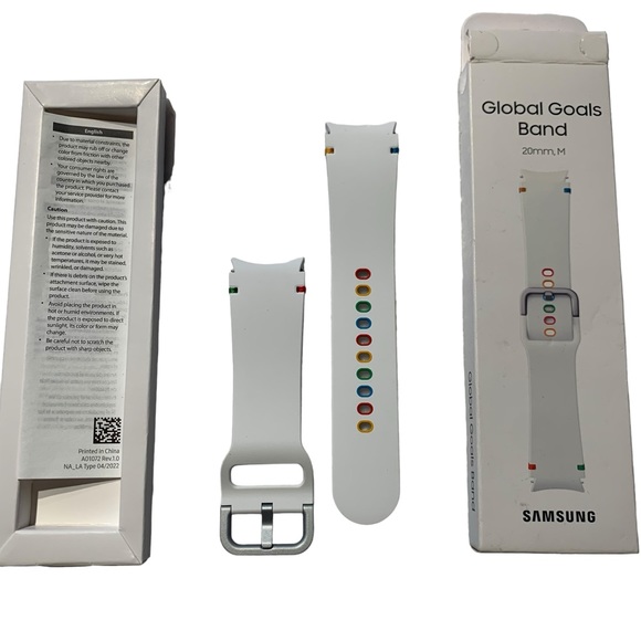SAMSUNG | Global Goals Strap for Galaxy Watch 4/Watch 5 20mm/M (ET-SRR87) - Picture 1 of 6